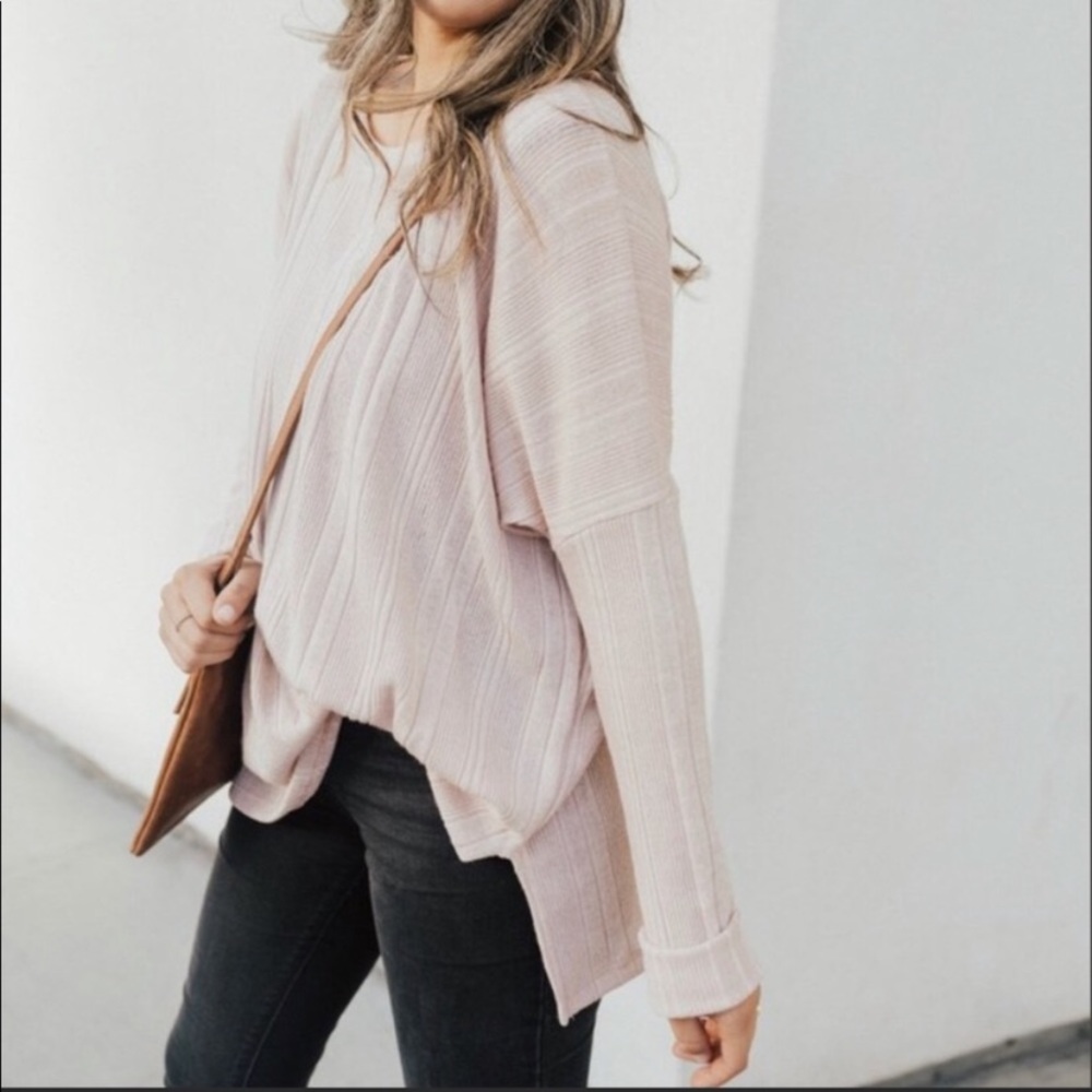 CJLA “Evelyn” Blush- XS pullover
